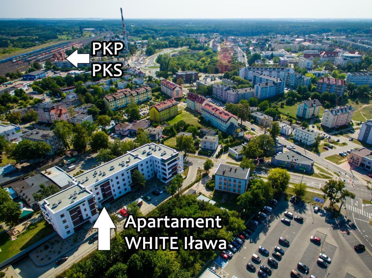 Appartamento Apartament White Ilawa Esterno foto